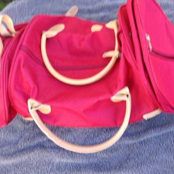 3 PC Set Overnight Trio Canvas Folding Duffle Bag Luggage (1) Medium 2 Smaller - Picture 6 of 8